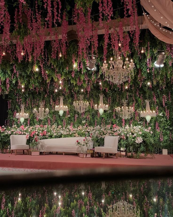 WhatsApp Image 2026-05-28 at 12.48.13 AM Enchanted Garden Wedding Stage Décor - Image 1