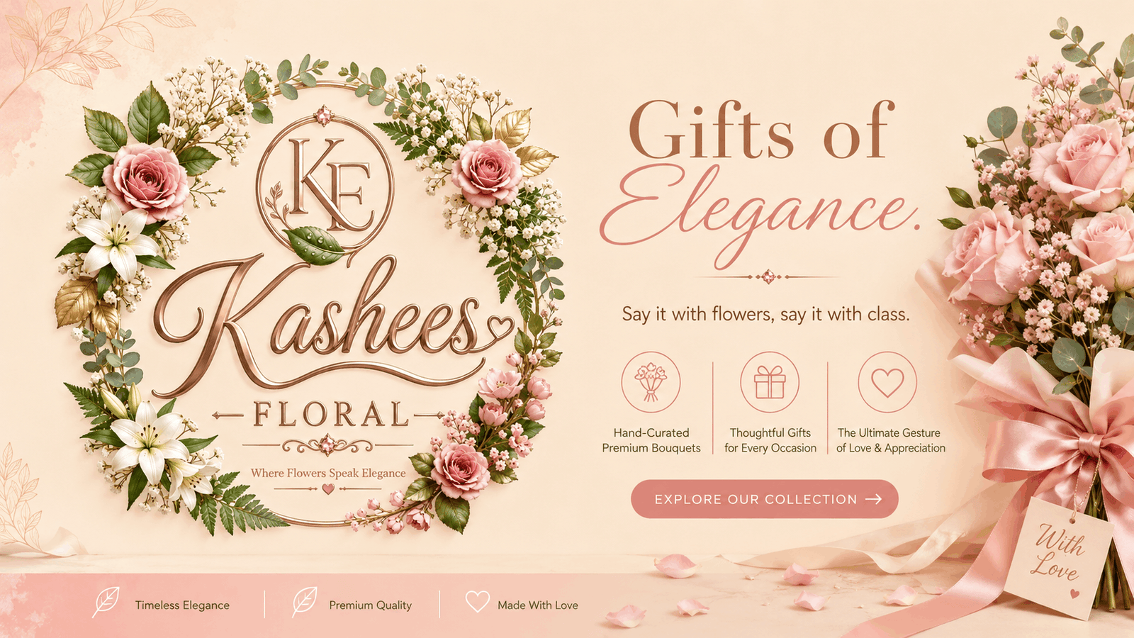 banner bouquet