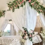Luxury Wedding First Night Bed Floral Décor
