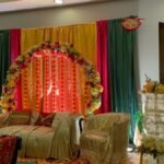 Luxury Mehndi Stage Decor