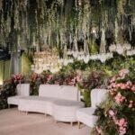 Enchanted Garden Hanging Floral Wedding Installation