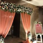 Luxury Floral Entrance Arch & Draping