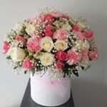 Luxury Blush Pink Rose & Carnation Box