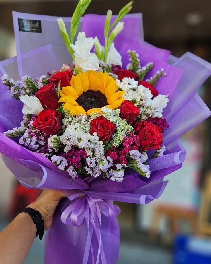 WhatsApp Image 2026-05-28 at 12.54.51 AM Luxury Sunflower & Red Rose Bouquet - Image 1