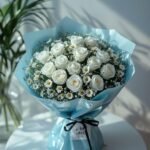 Luxury White Rose & Daisy Bouquet