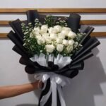 Luxury White Rose Bouquet