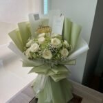 Luxury White Rose & Hydrangea Bouquet