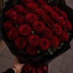 Luxury Velvet Red Rose Bouquet