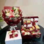 Luxury Crimson Rose & Lily Hamper
