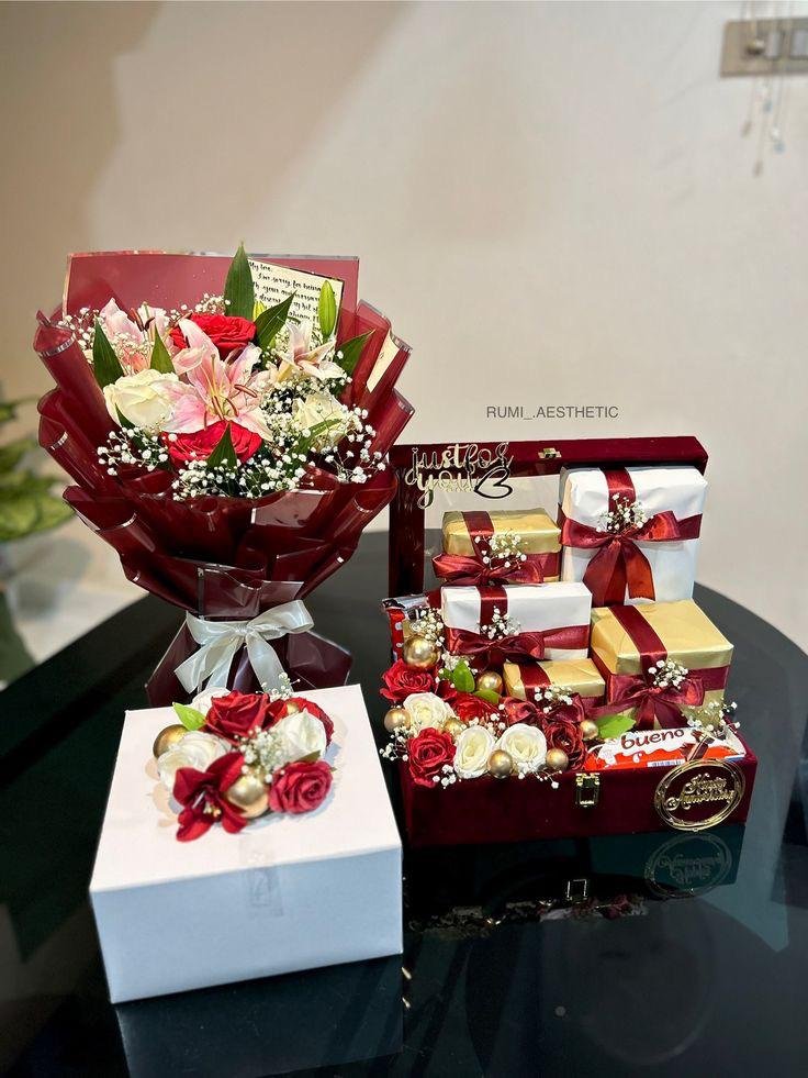 WhatsApp Image 2026-05-28 at 12.55.43 AM (1) Luxury Crimson Rose & Lily Hamper - Image 1