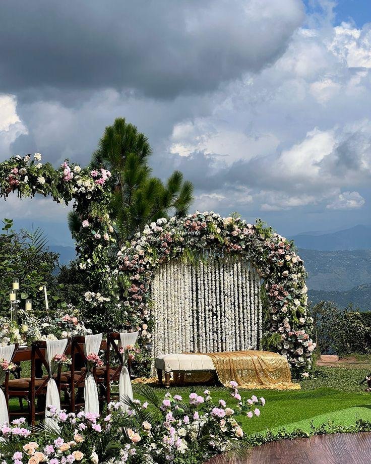 WhatsApp Image 2026-05-28 at 12.56.17 AM Luxury Floral Wedding Stage Décor - Image 1