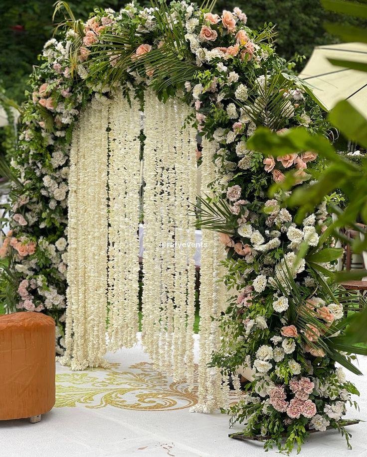 WhatsApp Image 2026-05-28 at 12.56.18 AM (1) Luxury Wedding Floral Arch & Backdrop Decor - Image 1