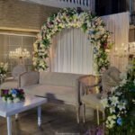 Luxury Floral Wedding Stage Arch Décor