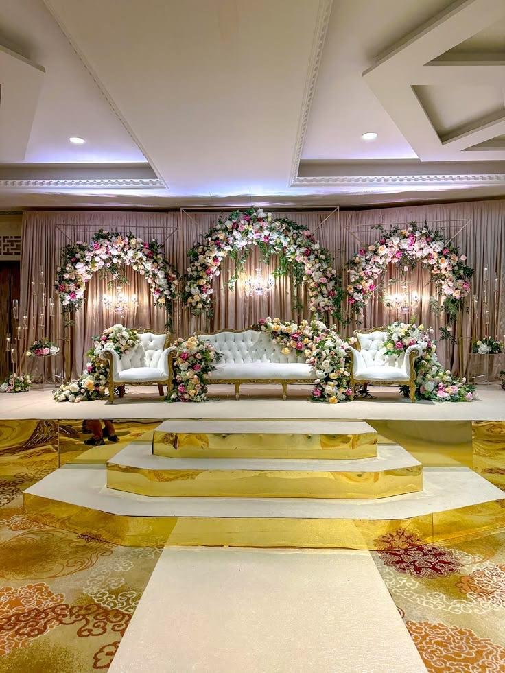 WhatsApp Image 2026-05-28 at 12.57.28 AM Luxury Floral Wedding Stage Décor - Image 1