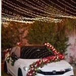 Luxury Bridal Car Floral Decoration