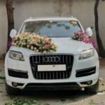 Luxury Wedding Car Floral Decor