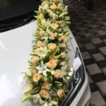 Luxury Wedding Car Hood Floral Arrangement