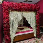 Luxury Royal Rose & Tube-Rose Wedding Bed Decor