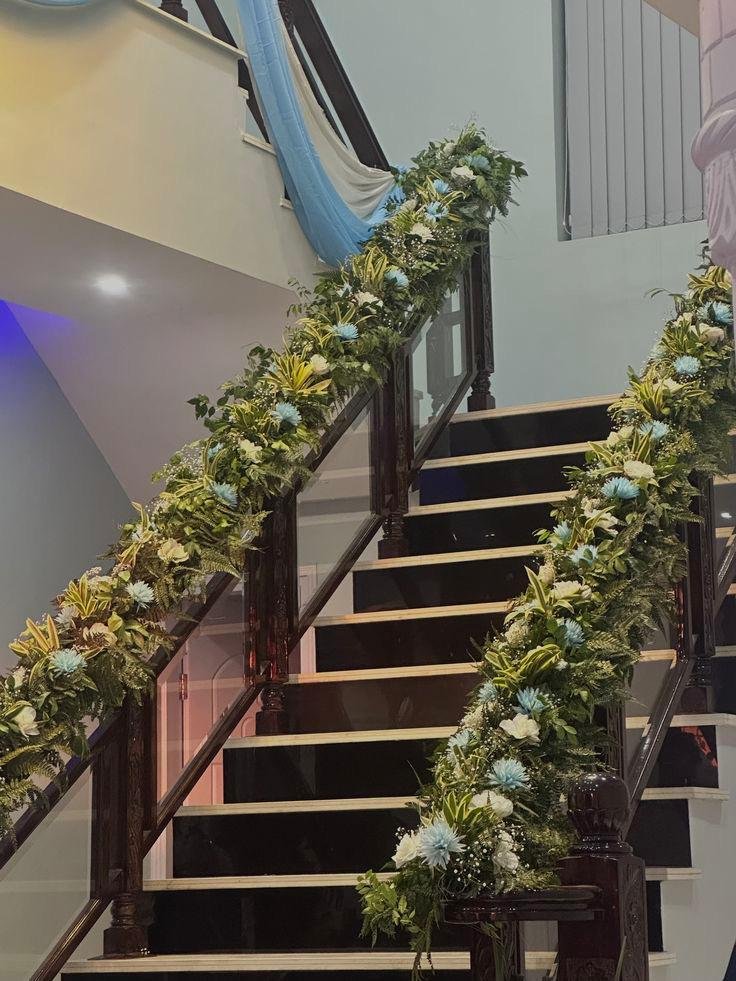 WhatsApp Image 2026-05-28 at 12.58.50 AM Luxury Wedding Staircase Floral Decor - Image 1