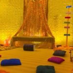 Luxury Mehndi Stage Decor & Mayun Floral Design