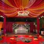 Luxury Mehndi Stage Décor & Vibrant Event Setup