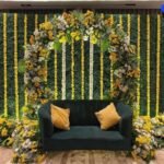 Luxury Mehndi Stage Floral Decor