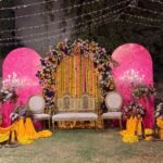 Luxury Mehndi Stage Decor