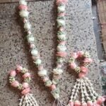 Luxury Fresh Rose Wedding Varmala & Gajray Set