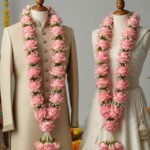 Luxury Fresh Pink Rose Wedding Varmala Set