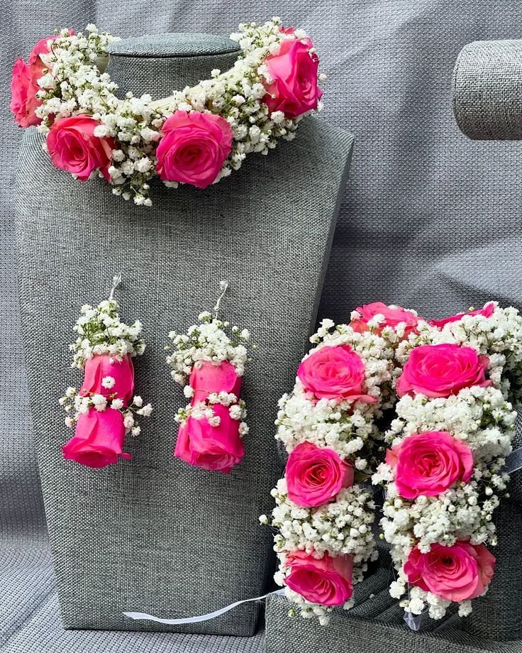 WhatsApp Image 2026-05-30 at 8.48.11 PM Pink Rose Floral Jewelry Set - Image 1