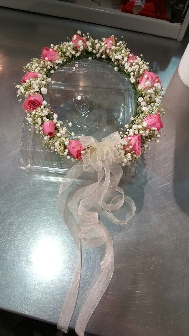 WhatsApp Image 2026-05-30 at 8.48.13 PM (2) Luxury Fresh Rose & Baby’s Breath Floral Crown - Image 1