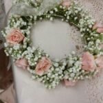 Luxury Fresh Rose & Baby’s Breath Floral Crown