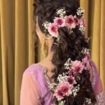 Luxury Bridal Floral Hair Arrangement