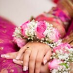 Luxury Fresh Rose Bridal Gajray & Floral Jewelry